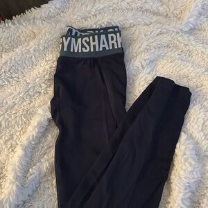 XS navy blue women’s gymshark leggings